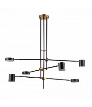 SL1604.432.06 Светильник потолочный ST-Luce Черный, Латунь/Черный LED 6*5W 3000K RODRIGO-foto14