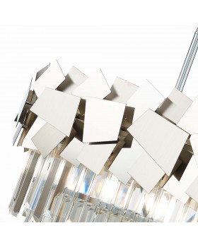 SL1232.103.07 Люстра подвесная ST-Luce Хром/Прозрачный, Хром E14 7*60W CASERTA-foto4