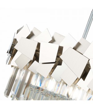 SL1232.103.07 Люстра подвесная ST-Luce Хром/Прозрачный, Хром E14 7*60W CASERTA-foto4