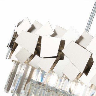 SL1232.103.07 Люстра подвесная ST-Luce Хром/Прозрачный, Хром E14 7*60W CASERTA-foto4