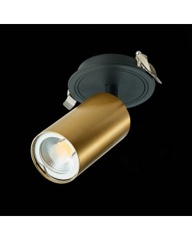 ST303.208.01 Св-к встр. Золотистый GU10 1*50W IP20 D90xH175 220V Без ламп ST303-foto5