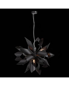 SL453.403.06E Люстра подвесная ST-Luce Черный/Черный E14 6*40W SPIRAGLIO-foto4