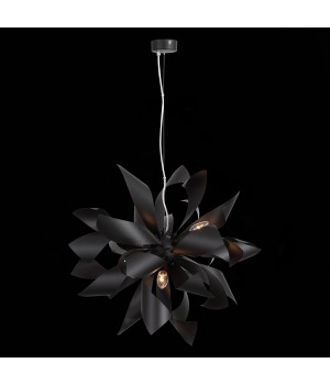 SL453.403.06E Люстра подвесная ST-Luce Черный/Черный E14 6*40W SPIRAGLIO-foto4
