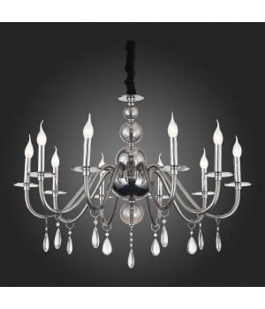 SL1113.403.10 Люстра подвесная ST-Luce Хром, Дымчатый, Прозрачный E14 10*40W SIEMA-foto5