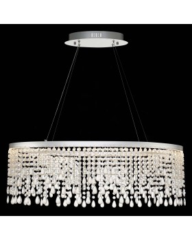 SL6201.103.37 Люстра подвесная ST-Luce Серебристый/Прозрачный LED 1*37W 3000K/4000K/6000K VEGA-foto5