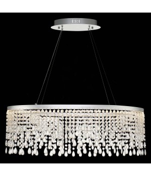 SL6201.103.37 Люстра подвесная ST-Luce Серебристый/Прозрачный LED 1*37W 3000K/4000K/6000K VEGA-foto5