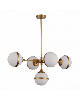 SL1157.303.05 Светильник подвесной ST-Luce Бронза/Белый E14 5*40W ARBE-foto2