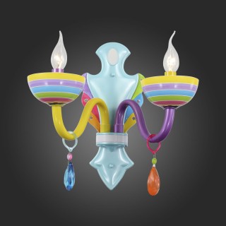 SL672.781.02 Бра ST-Luce Разноцветный/Разноцветный E14 2*40W ORNATO-foto7