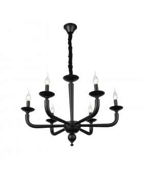 SL1114.403.06 Люстра подвесная ST-Luce Черный E14 6*40W FORTEZA-foto2