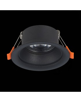 ST200.408.01 Св-к встр. Мат. черный GU10 1*50W D89xH40 220V Без ламп BARRA-foto3