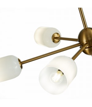 SL1180.202.06 Люстра потолочная ST-Luce Золотистый/Белый E14 6*40W TREVISO-foto10