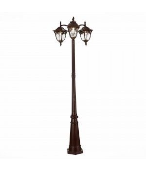 SL083.705.03 Светильник уличный наземный ST-Luce Кофейный/Кофейный, Прозрачный E27 3*60W CHIANI-foto11