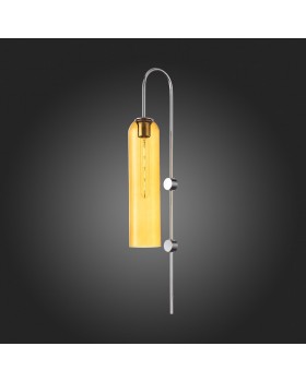 SL1145.191.01 Светильник настенный ST-Luce Хром/Янтарный E27 1*60W CALLANA-foto7