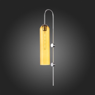 SL1145.191.01 Светильник настенный ST-Luce Хром/Янтарный E27 1*60W CALLANA-foto7