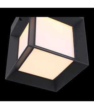 SL077.401.01 Светильник уличный настенный ST-Luce Черный/Белый LED 1*9W 3000K CUBISTA-foto4