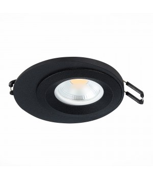 ST216.408.01 Св-к встр. Черный GU10 1*7W IP20 D100xH23 220V Без ламп ST216-foto3