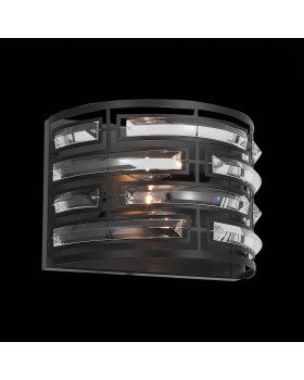 SL665.401.02 Бра ST-Luce Черный/Черный, Прозрачный E14 2*40W CHIAREZZA-foto6