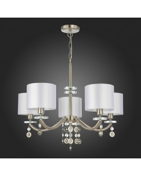 SL1757.103.05 Люстра подвесная ST-Luce Никель/Белый E14 5*40W KATENA-foto5