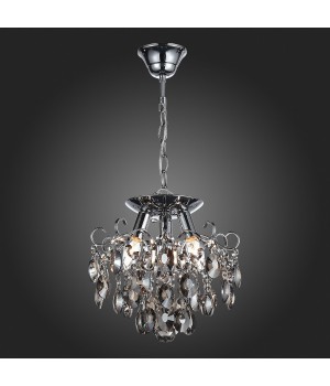 SL846.102.03 Люстра подвесная ST-Luce Темный хром/Тонированный черный E14 3*40W ORECCHINI-foto7