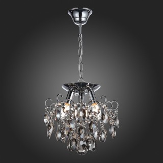 SL846.102.03 Люстра подвесная ST-Luce Темный хром/Тонированный черный E14 3*40W ORECCHINI-foto7