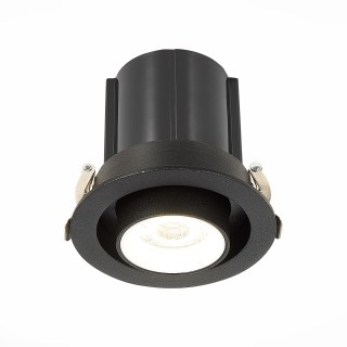 ST702.448.12 Св-к встр. Черный LED 1*12W 4000K 900Lm Ra80 24° IP20 D90xH92 180-240V ST702-foto2