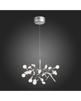 SL379.103.30 Люстра подвесная ST-Luce Серебристый/Белый LED 30*0,5W 3500K RAFINA-foto5