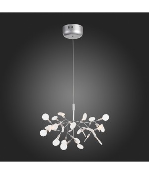 SL379.103.30 Люстра подвесная ST-Luce Серебристый/Белый LED 30*0,5W 3500K RAFINA-foto5