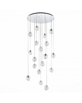 SL1175.103.18 Светильник подвесной ST-Luce хром/прозрачный E14 18*40W Portici-foto2