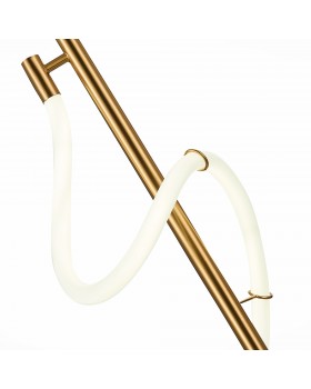 SL6102.303.16 Светильник подвесной ST-Luce Латунь/Белый LED 1*16W 4000K Sagrato-foto3