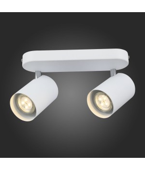 SL597.501.02 Спот ST-Luce Белый, Хром/Белый GU10 LED 2*3W FANALE-foto5
