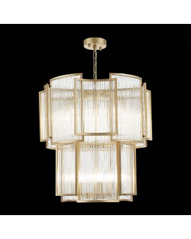 SL1234.203.08 Люстра подвесная ST-Luce Шампань/Прозрачный, Шампань E14 8*60W Cosenza-foto5