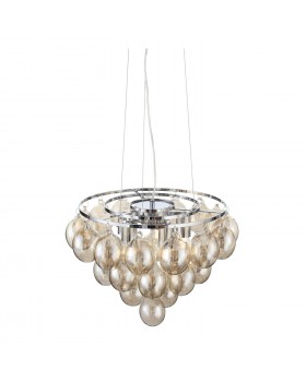 SL432.203.05 Светильник подвесной ST-Luce Хром/Коньячный E27 5*60W SOSPIRO-foto12