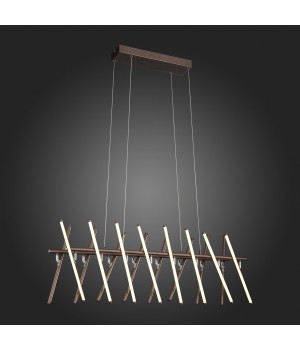 SLD003.303.16 Люстра подвесная ST-Luce Кофейный/Белый LED 16*8W 4000K PIACOD-foto6