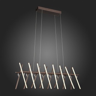 SLD003.303.16 Люстра подвесная ST-Luce Кофейный/Белый LED 16*8W 4000K PIACOD-foto6