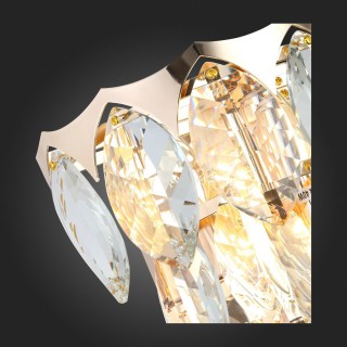 SL1223.201.03 Светильник настенный ST-Luce Золотистый/Прозрачный E14 3*40W TAMME-foto12