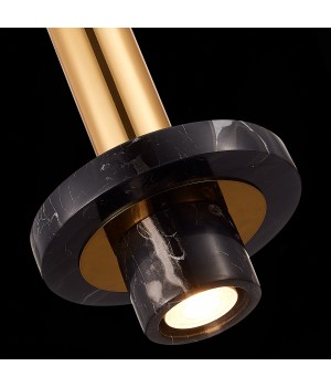 SL1210.403.01 Светильник подвесной ST-Luce Золотистый/Черный GU10 1*5W PIETRA-foto7