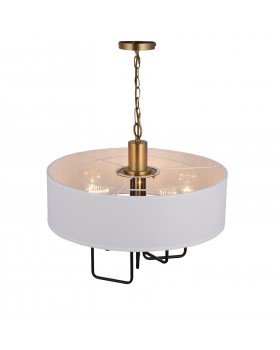 SL336.303.05 Люстра подвесная ST-Luce Коричневый, Бронза/Бежевый E14 5*60W DELAVERA-foto16