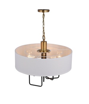 SL336.303.05 Люстра подвесная ST-Luce Коричневый, Бронза/Бежевый E14 5*60W DELAVERA-foto16