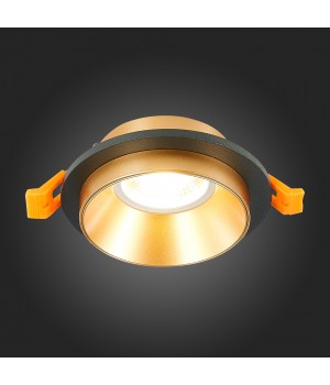 ST206.248.01 Св-к встр. Черный GU10 1*50W IP20 D92xH38 220V Без ламп CHOMIA-foto7