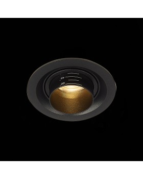 ST701.438.07 Св-к встр. Zoom Черный LED 1*7W 3000K 560Lm Ra 15°-60° IP20 D90xH65 170-240V ST701-foto4