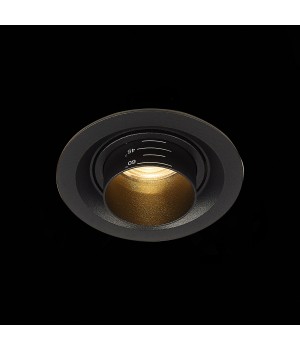 ST701.438.07 Св-к встр. Zoom Черный LED 1*7W 3000K 560Lm Ra 15°-60° IP20 D90xH65 170-240V ST701-foto4