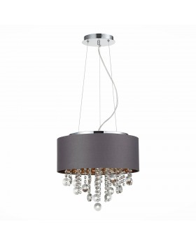 SL1350.703.04 Светильник подвесной ST-Luce Хром/Серый, Золотистый, Прозрачный E14 4*40W LACCHIA-foto2