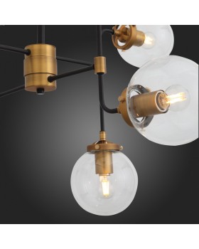 SL234.403.08 Люстра подвесная ST-Luce Черный, Золото/Прозрачный E27 8*40W VARIETA-foto9