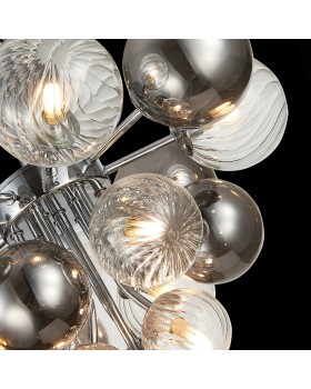 SL1124.102.10 Люстра потолочная ST-Luce Хром/Дымчатый,Прозрачный G9 10*5W (из 2-х коробок) VINETTO-foto7