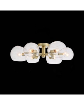 SL434.202.06 Люстра потолочная ST-Luce Латунь/Прозрачный E14 6*40W CALMARE-foto4