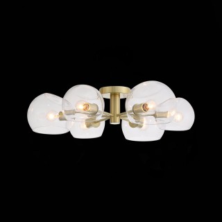 SL434.202.06 Люстра потолочная ST-Luce Латунь/Прозрачный E14 6*40W CALMARE-foto4