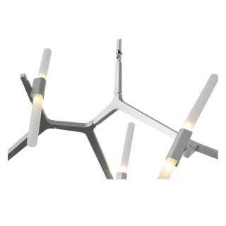 SL947.102.10 Люстра потолочная ST-Luce Серебристый/Белый G9 10*5W LACONICITA-foto12