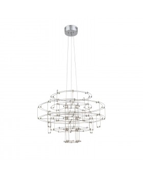 SL798.103.64 Люстра подвесная ST-Luce Хром/Хром LED 64*0,2W 3200K GENETICA