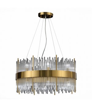 SL1158.303.16 Люстра подвесная ST-Luce Латунь/Латунь, Прозрачный G9 16*5W NITIDO-foto13