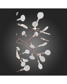 SL379.203.63 Люстра подвесная ST-Luce Медный/Белый LED 63*0,5W 3500K RAFINA-foto9